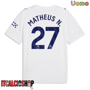 Manchester City Matheus Nunes #27 Terza Maglia 2026-27 Manica Corta Manchester City Matheus Nunes #27 Terza Maglia 2026-27 Manica Corta